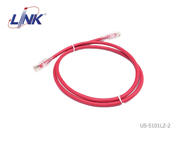 สายPATCH CORD CAT6 1 M. LSZH สีแดง ; LINK / US-5101LZ-2