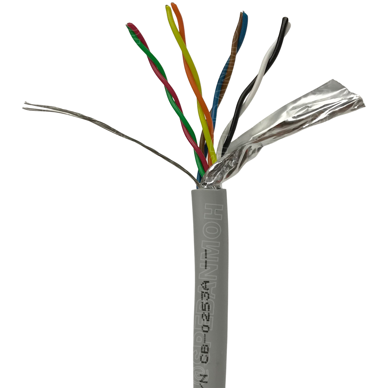 สายMULTIPAIR (RS485) 4 Pairs x 24AWG ชิลด์ฟลอยด์ สีเทา ; LINK / CB-0253A