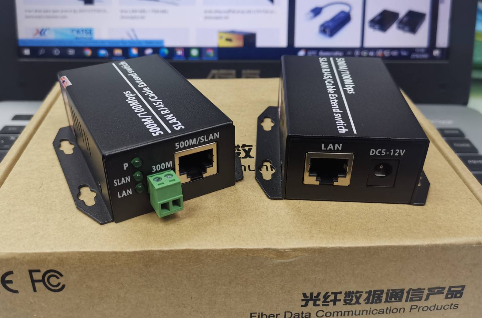 10/100 RJ45 LAN TO Twisted Pair 300m. SLAN ได้ 500m.( ไม่รวม Adapter ) ; OEM-PBA / RL00011, P02372,