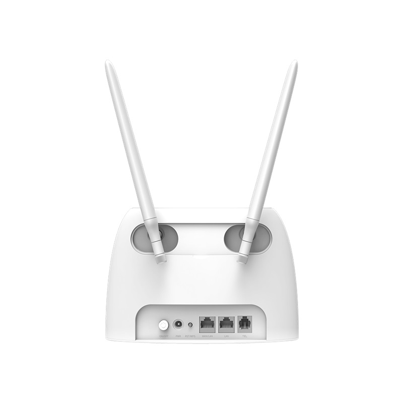 4G LTE 300Mbps ROUTERแบบใส่ซิม 2 RJ45 10/100 Mbps, 1 RJ11 ; TENDA / 4G06