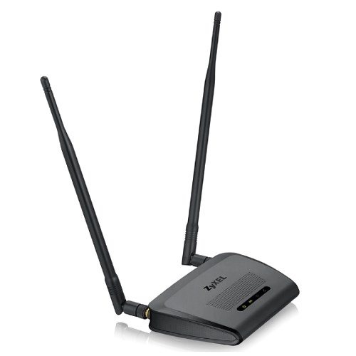 300 Mbps WIRELESS ACCESS POINT+REPEATER, เสา 7dBi x 2, 5 PORT LAN ; ZYXEL / WAP-3205V3