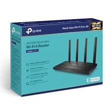 AX1500 GIGABIT ROUTER WIRELESS DUAL BAND 4 เสา, Intel Wifi 6 Gig+ ; TP-LINK / ARCHER-AX12