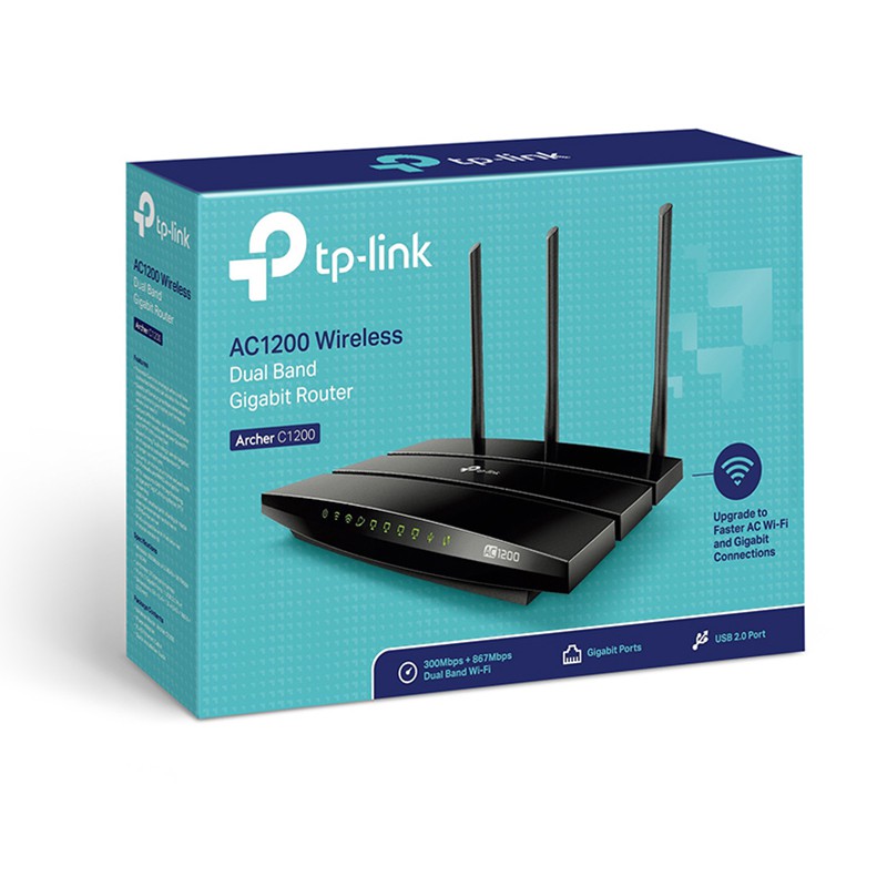 AC1200 WIRELESS DUAL BAND GIGABIT ROUTER 3 เสา ; TP-LINK / ARCHER-C1200