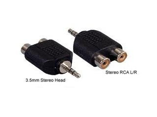 ปลั๊กมินิสเตอริโอ ออก RCA เมีย x 2