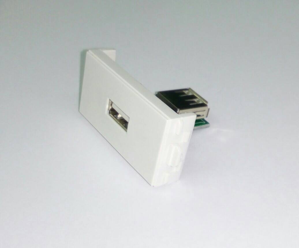 USB F-F ติดแท่น ขอบบาง