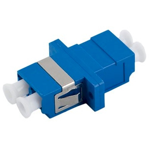 ตัวต่อกลางสายไฟเบอร์หัว LC-LC, UPCสีฟ้า DUPLEX, SM ; LINK / UF-0022DSM