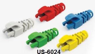 บูทสีหัวRJ45 CAT6 มีล๊อค สีน้ำเงิน ; LINK / US-6624(US-6024เดิม)