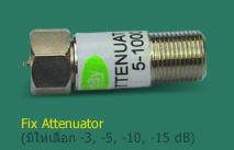 ตัวลดสัญญาณRF แบบปรับไม่ได้ 10dB ; dBy / CONRE-DBY-FA10-00