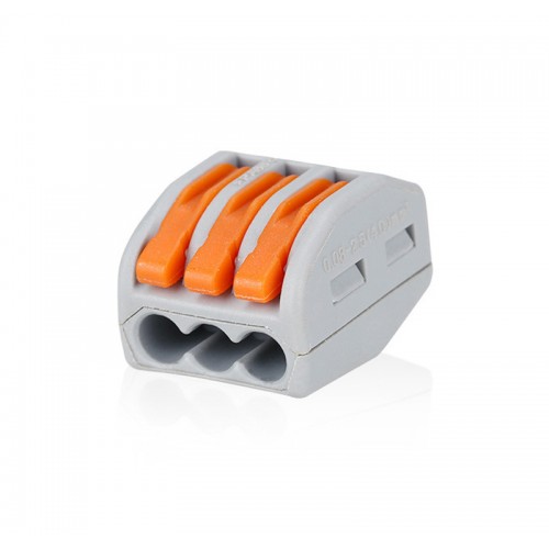ตัวรวมสาย ตัวต่อสาย รวบสาย เชื่อมสาย 3 สาย 3 ช่อง ; PK / PCT213, C0009