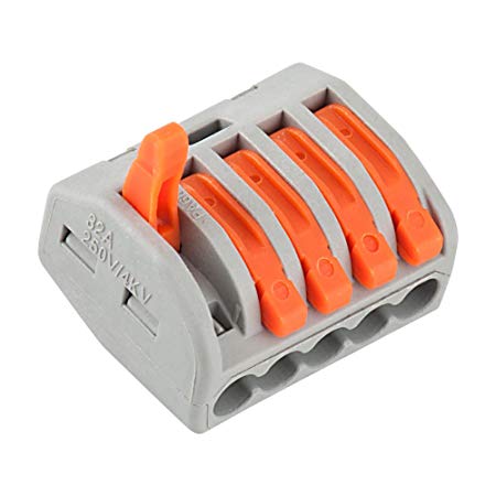 ตัวรวมสาย ตัวต่อสาย รวบสาย เชื่อมสาย 5 สาย 5 ช่อง ; PK / PCT215, C0010