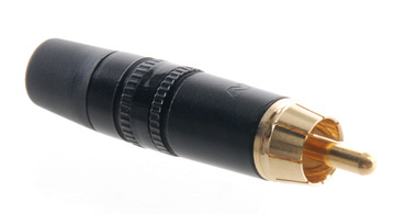 ปลั๊กRCA ตัวผู้ ชุปทองท้ายสีดำ-REAN ; NEUTRIK / NYS-373-0