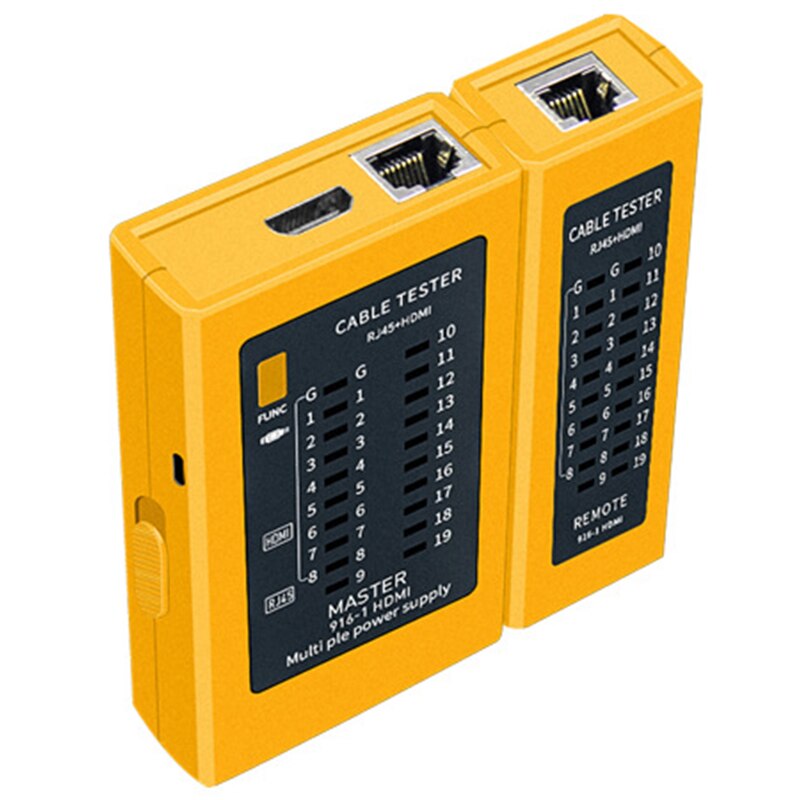 ชุดเทสสายHDMI+LAN Cable Tester ; OEM / 916-1 / 27597 / GLT-110