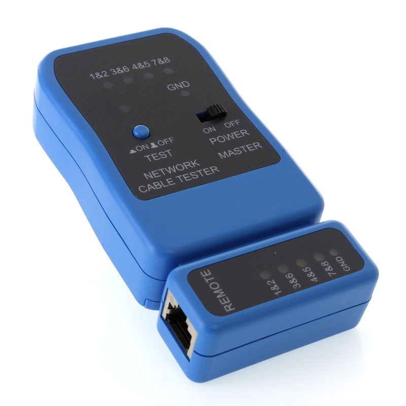 ชุดเทสสายแลนUTP RJ45, สีน้ำเงิน ; LINK / TX-1302 **ราคาขายรวมvatแล้ว