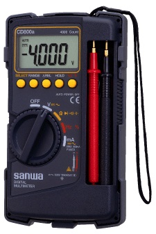 ดิจิตอลมัลติมิเตอร์ ; SANWA / CD800A