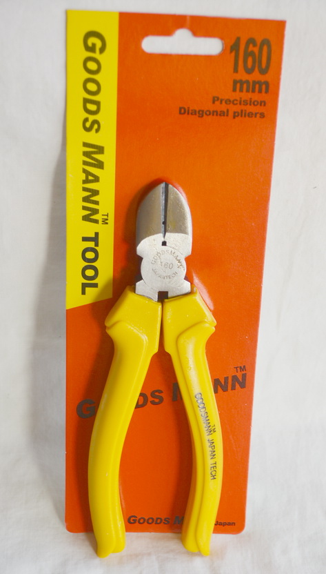 คีมตัดปากเฉียงDIAGONAL CUTTING NIPPERS 160MM. ; GOODS MANN