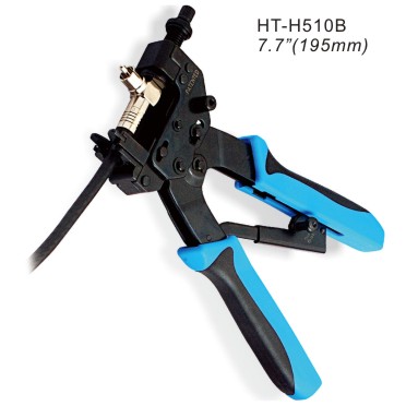 คีมย้ำ F, RCA, BNC แบบอัด เข้าสาย RG-59,RG-6 ; HANLONG / YHT-H510B