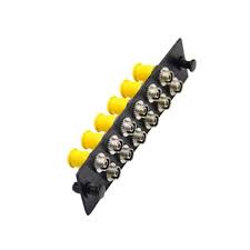 ต่อกลาง ST-ST / 12 LC(SM, MM) Duplex Adapter Snap Plate ; LINK / UF-2288SM