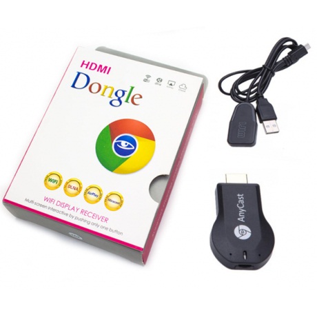 ตัวส่งสํญญาณภาพและเสียงจากสมาร์ทโฟน ไป ทีวีHDMI Dongle Wifi Display Receiver ; ANYCAST / M2 PLUS