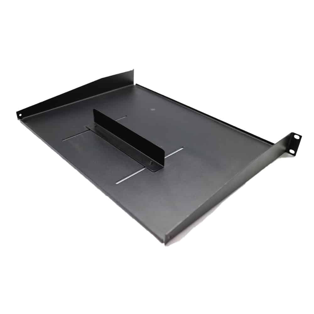 ถาดรองในตู้RACK (MIXER) 1U + น๊อต, สีดำ ; NPE / 014640212021 / D050604-4