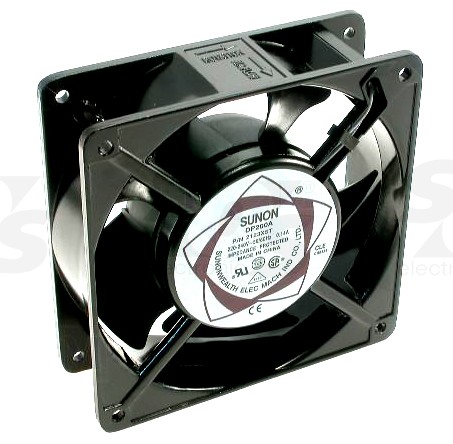 พัดลมRACK 220V 0.14A, 120 X 120 X 38 MM.( 4.5 X 4.5 นิ้ว ) ; SUNON / DP200A-2123XSL / FA005