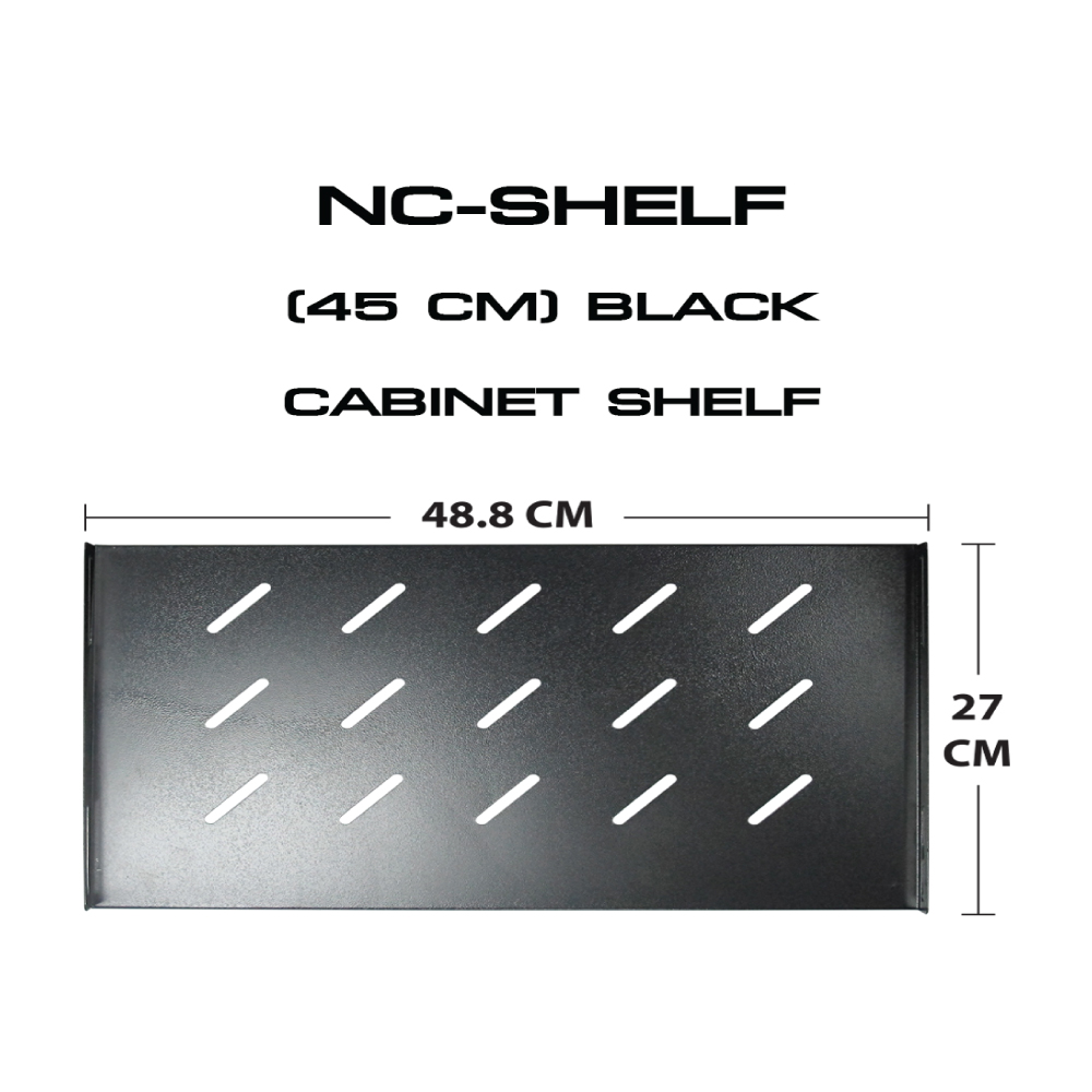 ถาดรองในตู้RACK ถาดสไลด์ 45 CM. ; GLINK / 18927 / NC-SHELF (45cm) Black