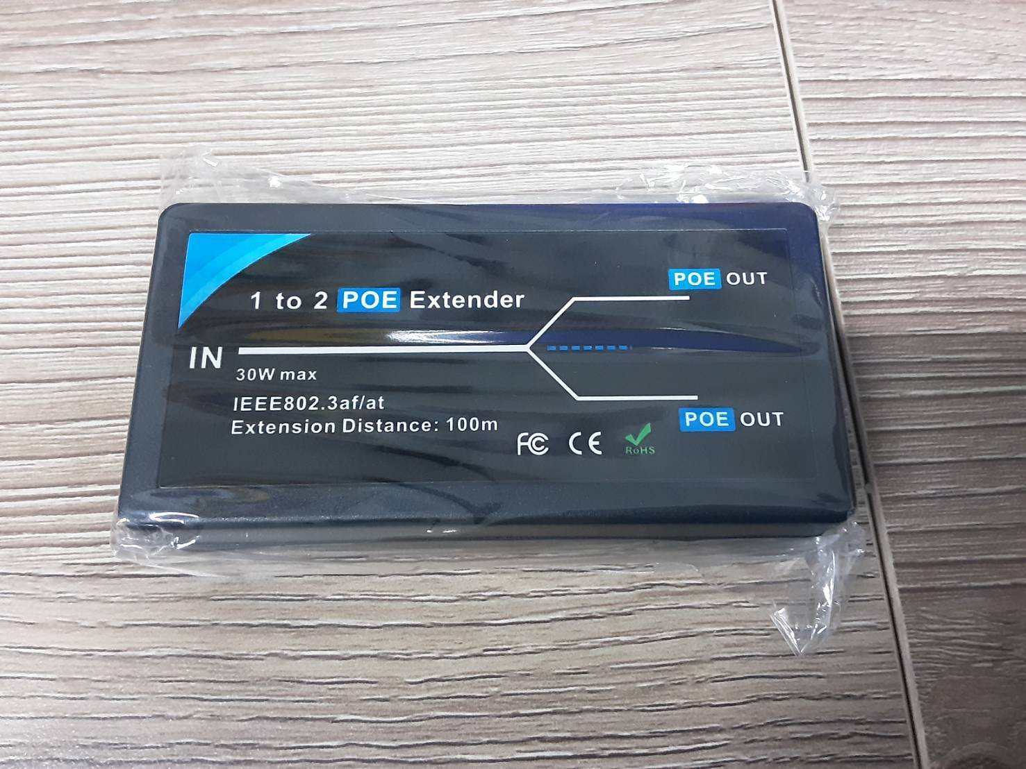 HDMI SPLITTER 1 ออก 2 HDMI Extender POE Splitter CAT6 100 M. ; CHOW