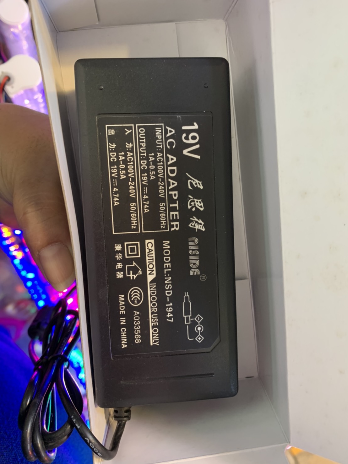 ADAPTER 19V 4.74A ; NISIDE / NSA-1947
