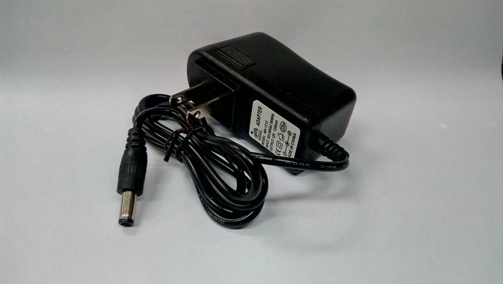 ADAPTER 12VDC. 1.2A, ขาแบน ; MARSHAL / DC1210, DC1212, 16178, UC-027, 1210