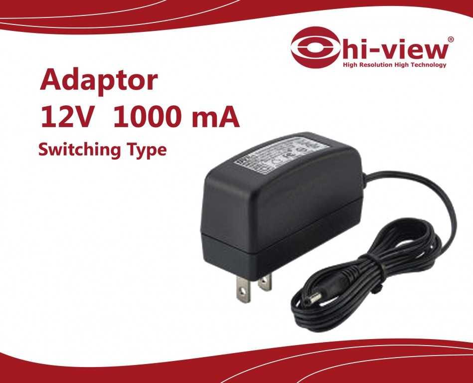 ADAPTER 12VDC. 1A : HIVIEW / AD-1000, DSA-12PFT-12FUS 120100
