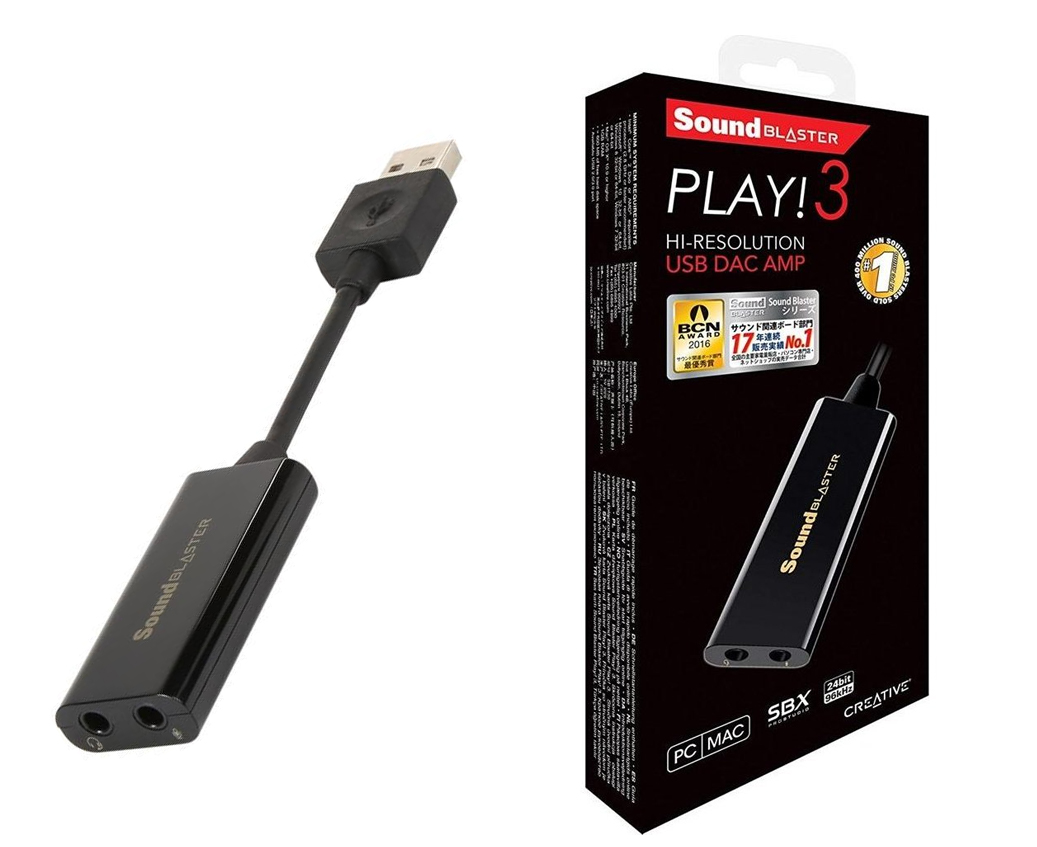 ซาวด์การ์ด การ์ดเสียง (CREATIVE Sound Blaster Play!3) ; CREATIVE / PLAY!3 / 70SB173000000
