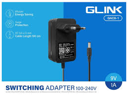 ADAPTER 9VDC 1A ; GLINK / 27444 / GAC9-1