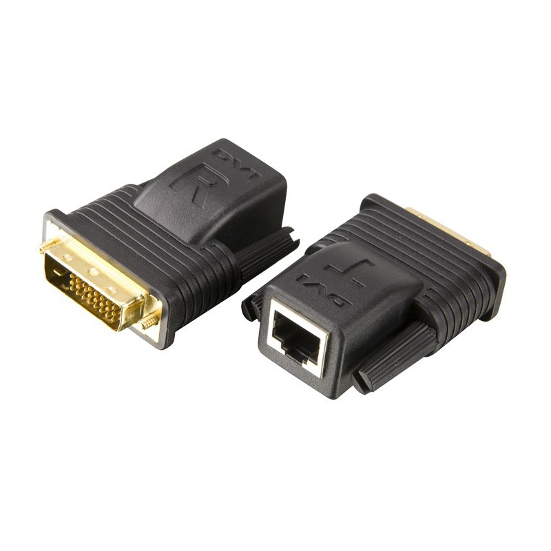 24+1DVI EXTENDER 20M.( 1080i ), 15M.( 1080p ) CAT5e/CAT6 ; ATEN / VE066
