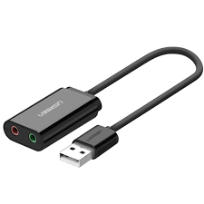 ซาวด์การ์ด การ์ดเสียง (USB EXTERNAL STEREO SOUND ADAPTER 15CM.) ; UGREEN / 30724