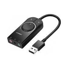 ซาวด์การ์ด การ์ดเสียง (USB EXTERNAL STEREO SOUND ADAPTER 15CM.) ; UGREEN / 40964