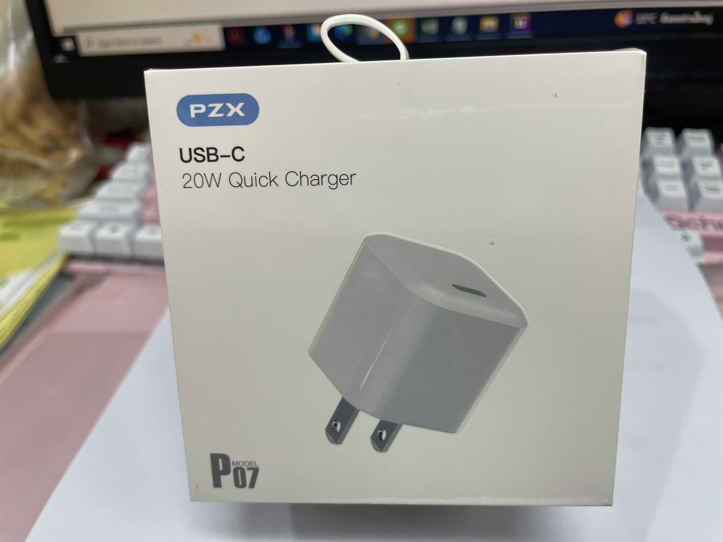 ADAPTERชาร์จUSB-C 20W Quick Charger (หัวชาร์จ) ; PZX / 25752 / P07