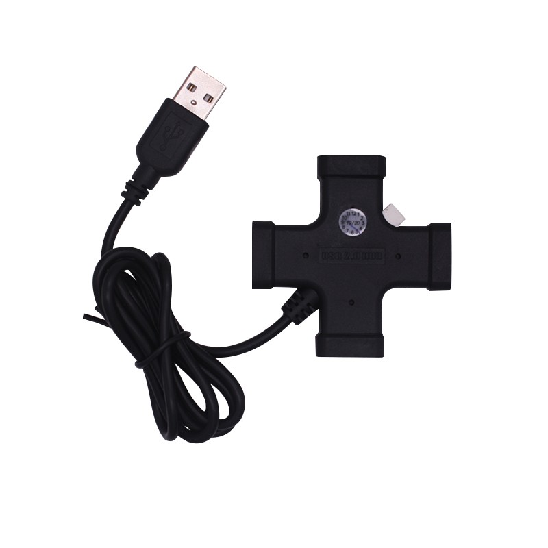 2.0 USB HUB 4 PORT สีดำ ; OKER / OE-H365B, 01-33-00-03