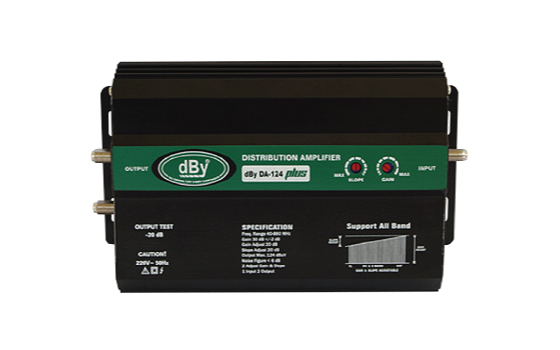 บูสเตอร์ขยายสัญญาณDEMESTIC AMP. DA124 PLUS, NXP by Philips ; dBy / INBRE-DBY-DA+124-00