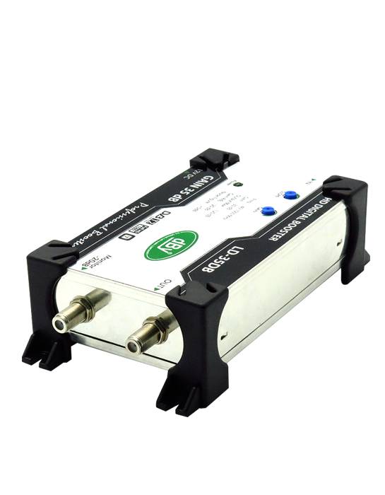 บูสเตอร์UHF 40-100 จุด (ขยายสัญญาณทีวีดิจิตอล, BOOSTER DIGITAL TV) ; DBY / LD-35DB