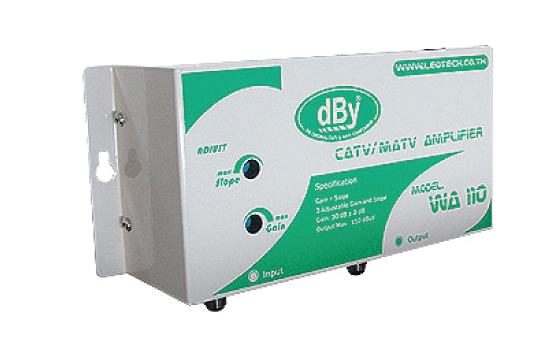 บูสเตอร์ขยายสัญญาณRFภายใน 47-860MHz, ขยายได้ 2-30จุด ; dBy / INBRE-DBY-WA110-00