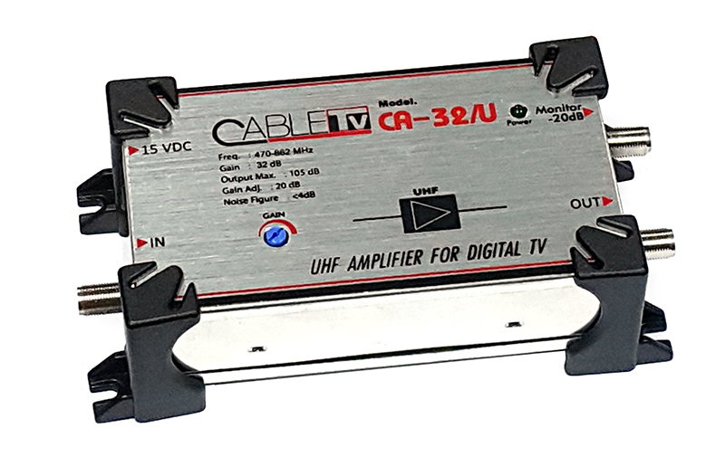 บูสเตอร์เสาดิจิตอลทีวีดิจิตอล 20 dB ; CABLE / CA32/U