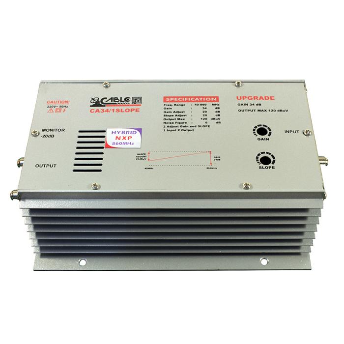 AMPLIFIER SLOPE, Gain 40 dB 40-860 MHz ; CABLE / CA34/1SLOPE