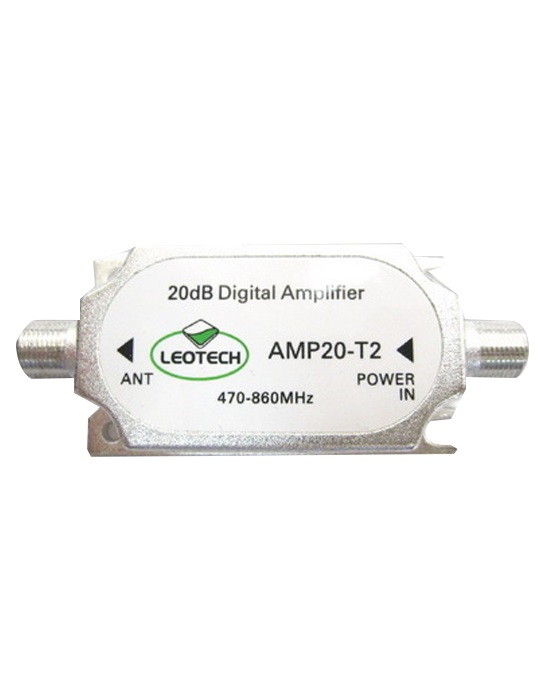 บูสเตอร์ขยายสัญญาณเสาทีวีดิจิตอล, DIGITAL TV BOOSTER ) ; LEOTECH / AMP20-T2
